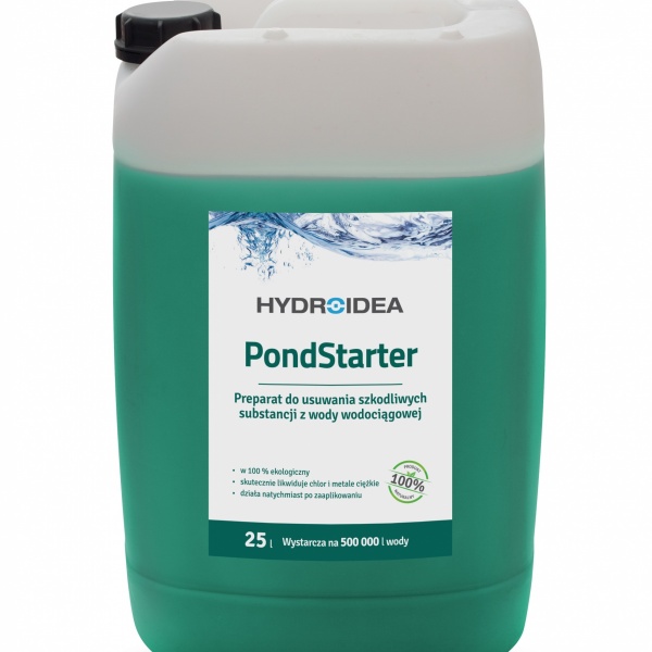 PondStarter Hydroidea - naturalny preparat do usuwania szkodliwych substancji z wody - uzdatnianie wody wodociągowej