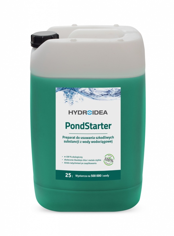PondStarter Hydroidea - naturalny preparat do usuwania szkodliwych substancji z wody - uzdatnianie wody wodociągowej