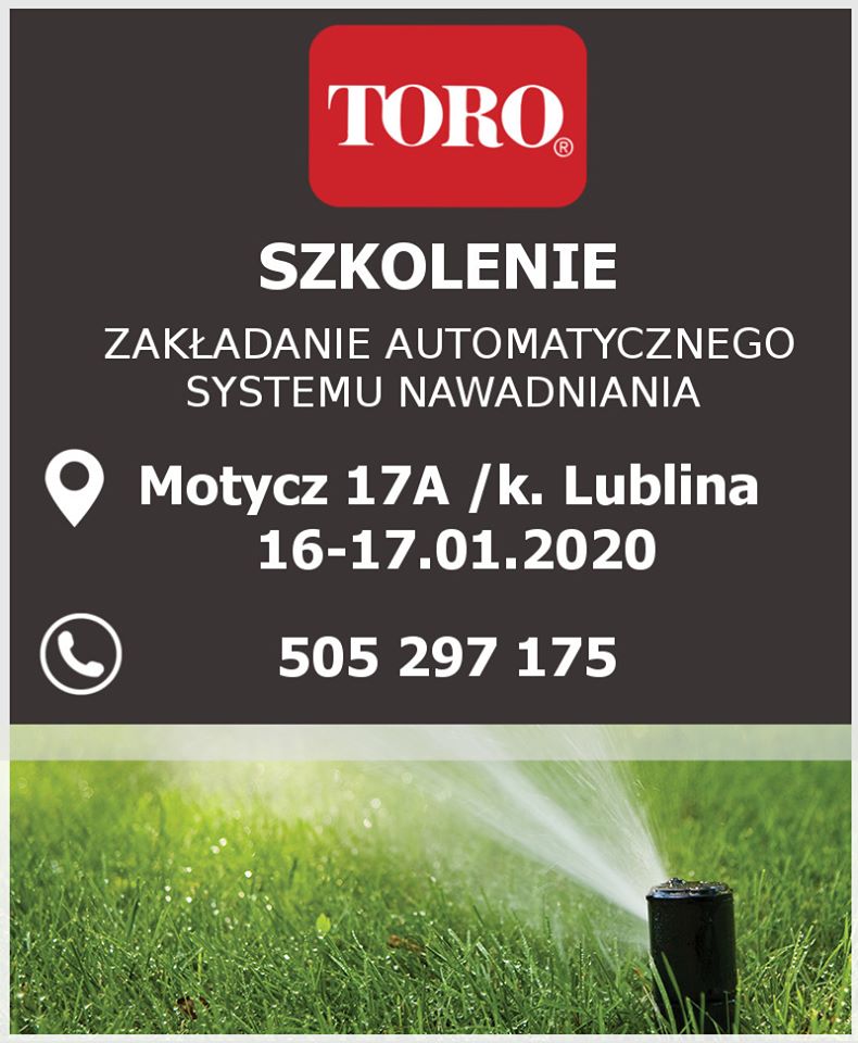 Szkolenie z instalacji systemu nawadniania Toro - nawadnianie Toro- szkolenia - projektowanie-nawadniania