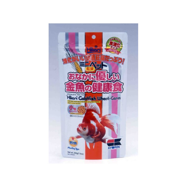 Granulowany pokarm dedykowany małym rybom i karpiom koi